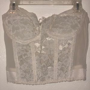 Victoria secret white corset